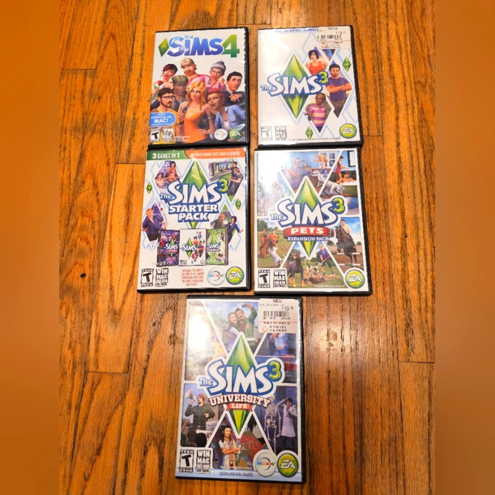 The SIMS Computer Game PC Mac Sims 3 Sims 4 And Expansion Packs